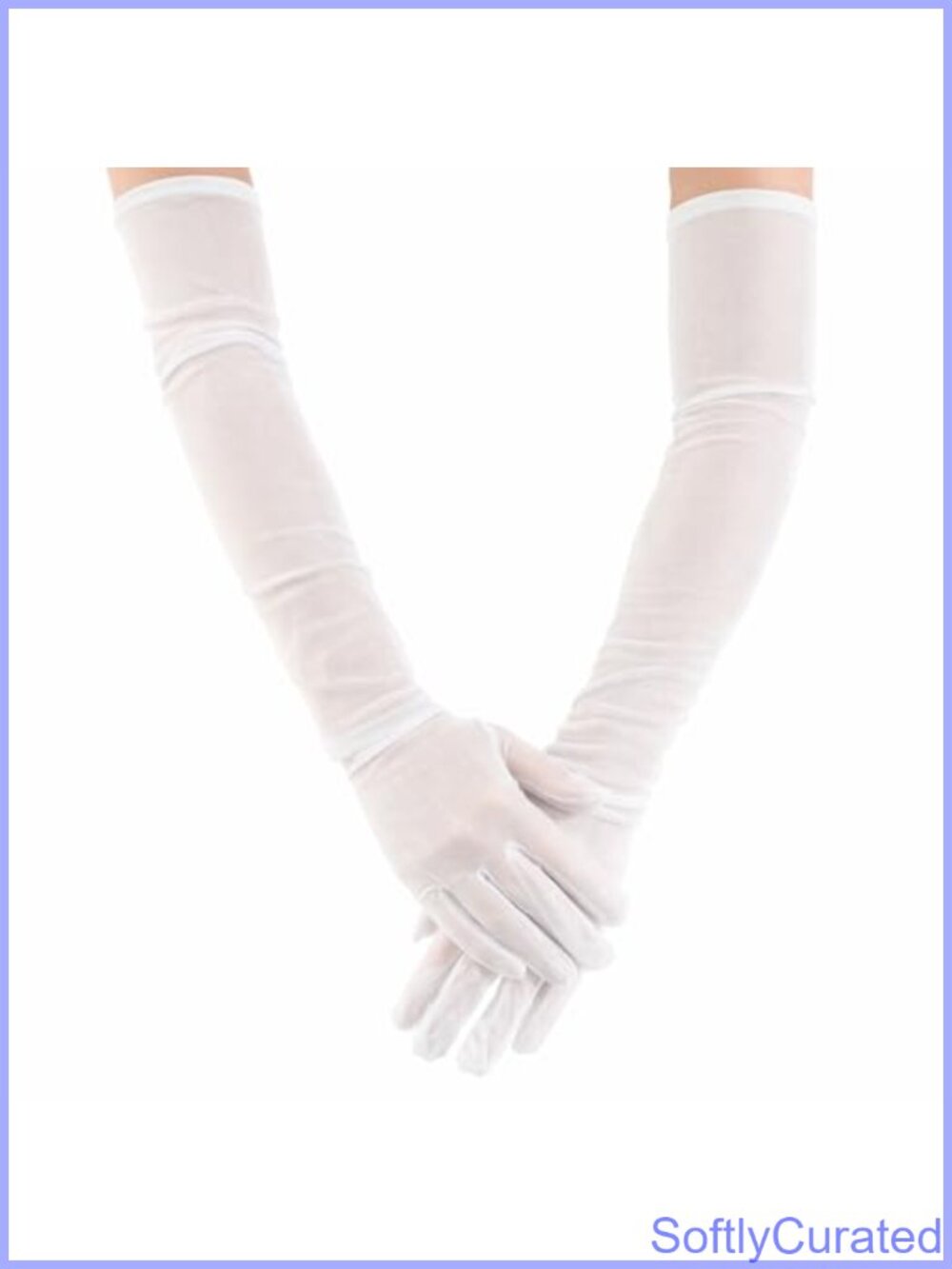 Satin Lace Sheer Tulle Opera Long Gloves Formal Evening